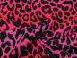 Preview: French Terry Digital Leo Regenbogenstreifen Pink